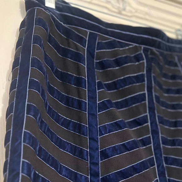 ♦️ Free People Blue Fringe Maxi Skirt Size 10 Rare - Picture 7 of 12